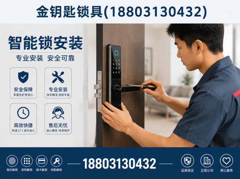 怀来县智能锁安装展示图